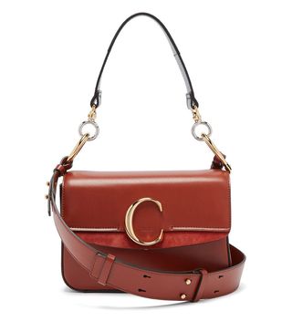 Chloé + The C Leather Shoulder Bag