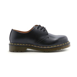 Dr. Martens + Black Leather 3-Eyelet Shoes