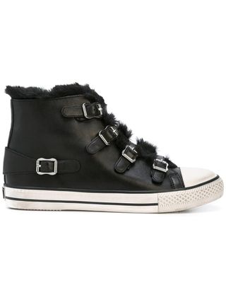 Ash + Valko Buckled Hi-Top Trainers