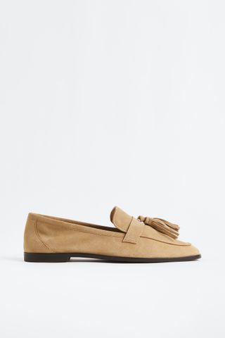H&M + Tasselled Suede Loafers