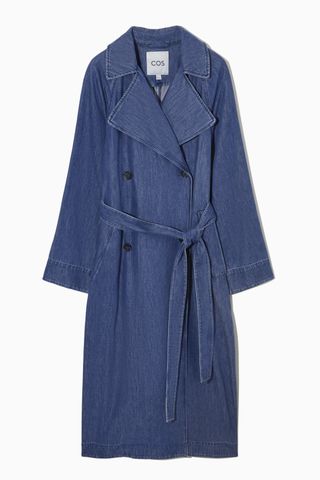 COS + Belted Denim Trench Coat