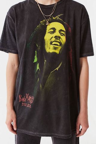 Urban Outfitters + Bob Marley Crew-Neck Tee