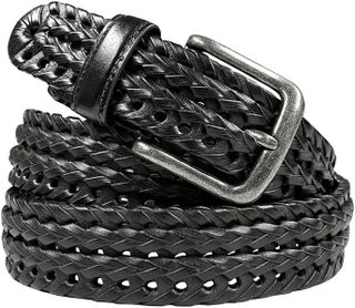 Belts.com + Braided Belt Genuine Leather