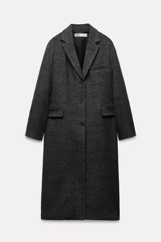 Zara + 100% Wool Coat ZW Collection