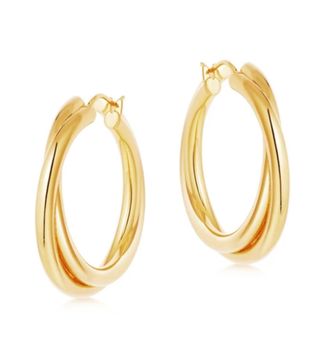Missoma + Lucy Williams Gold Entwine Hoops