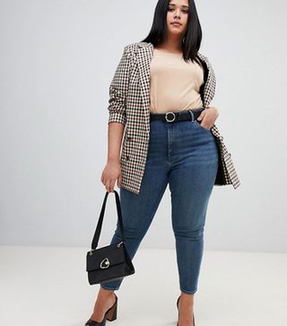 ASOS + Recycled High-Rise Jeans
