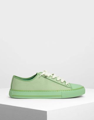 Charles & Keith + Candy Colored Canvas Sneakers