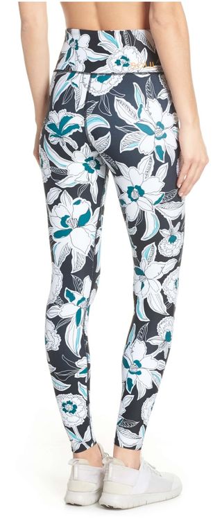 Soul by SoulCycle + High Waist Floral Tights