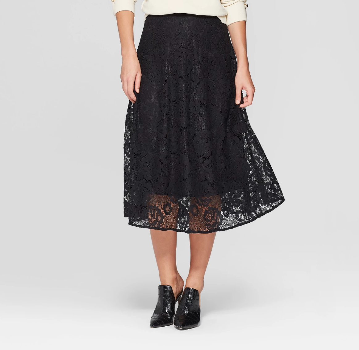 Who What Wear's Seamed Midi Slip Skirt for Target Is Back | Who What Wear