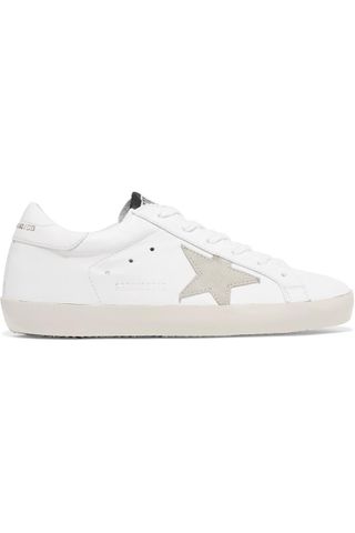 Golden Goose Deluxe Brand + Superstar Leather and Suede Sneakers