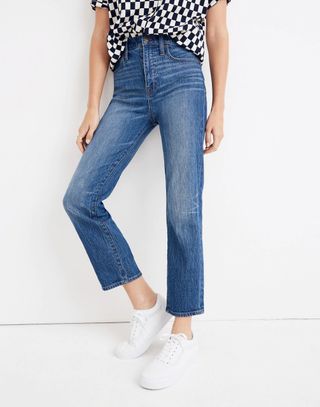 Madewell + Classic Straight Jeans in Fawn Wash