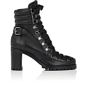 Christian Louboutin + Who Runs Leather Ankle Boots