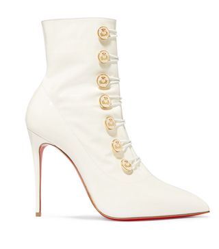 Christian Louboutin + Liossima 100 Patent-Leather Ankle Boots