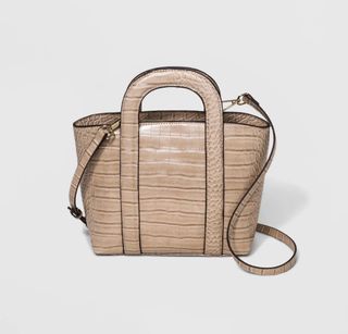 Who What Wear x Target + Croc Satchel Handbag