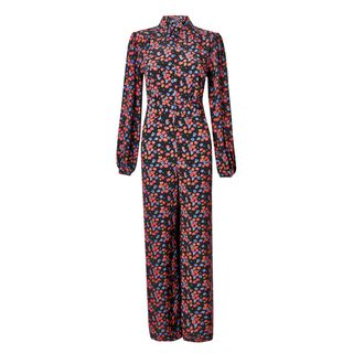 Marks & Spencer + Floral Print Long-Sleeved Jumpsuit