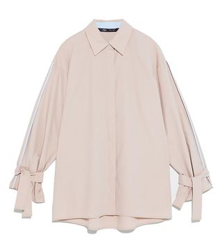 Zara + Shirt With Contrasting Trims