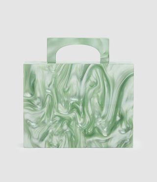 Valet Studio + Respiro Alexa Resin Bag in Green