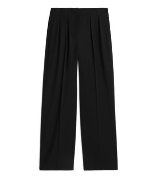 Arket + Wide Fluid Wool Trousers