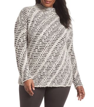 Nic + Zoe + Ethereal Textured Knit Sweater