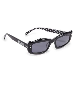 Moschino + Narrow Square Sunglasses