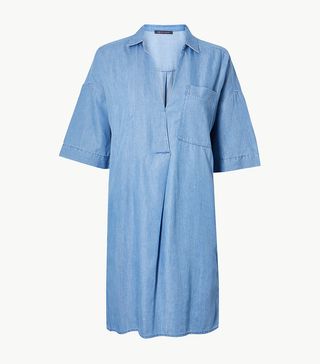 Marks & Spencer + Short Sleeve Shirt Dress