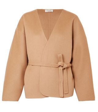Tôteme + Lunel Wool and Cashmere-Blend Wrap Jacket