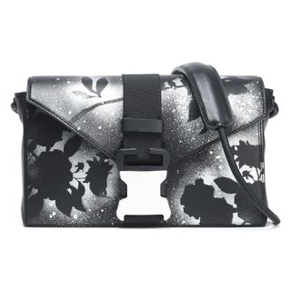 Christopher Kane + Printed Leather Shoulder Bag