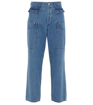 Jacquemus + Straight-Leg Patch Pocket Jeans