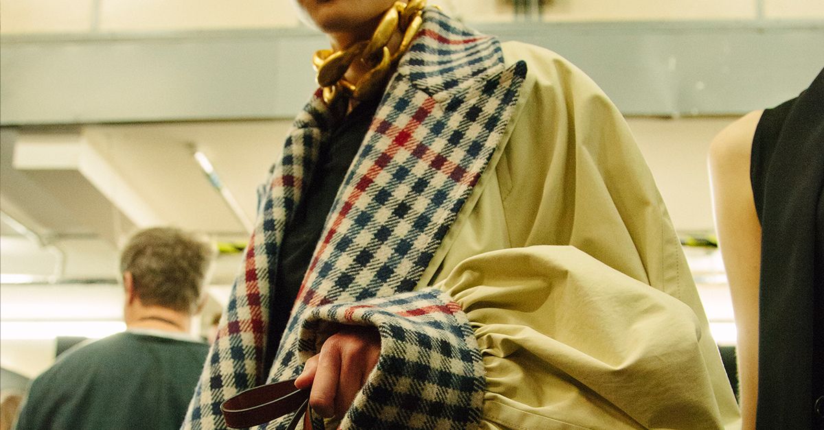 JW Anderson's Checked-Collar Trench Coat Is Trending | Who What