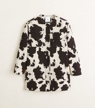 Mango + Cow Print Jacket
