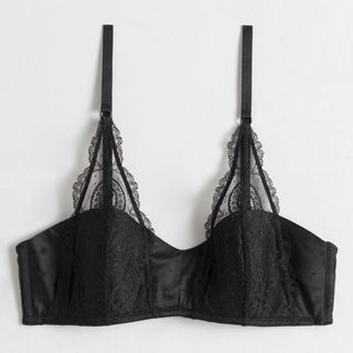 & Other Stories + Lace Overlay Bra