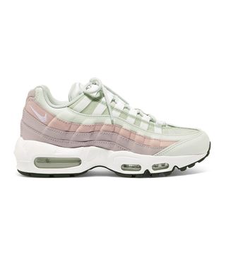 Nike + Air Max 95 Suede and Mesh Sneakers