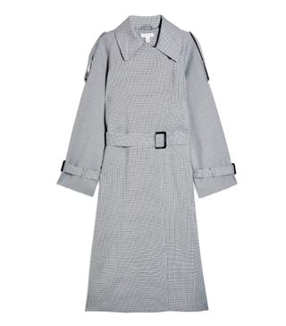 Topshop + Check Trench