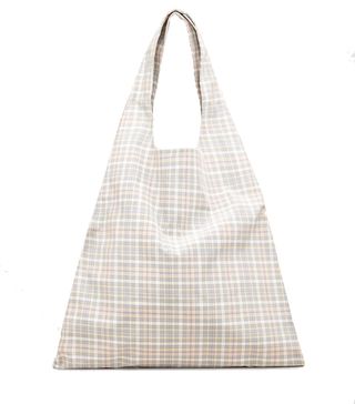 COS + Checked Tote Bag