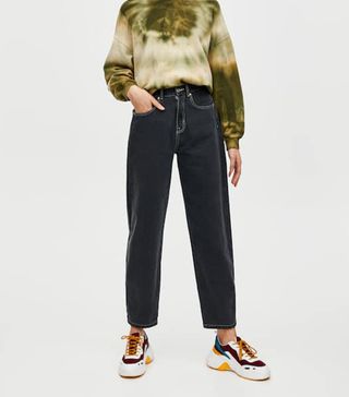 Pull&Bear + Gaucho Jeans With Rolled-Up Hems