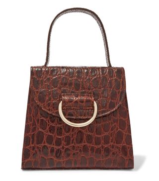 Little Liffner + Little Lady Croc-Effect Leather Tote