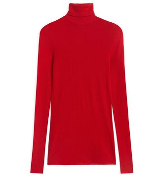 Arket + Sheer Merino Wool Roll Neck