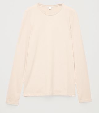 COS + Long-Sleeved Cotton Top