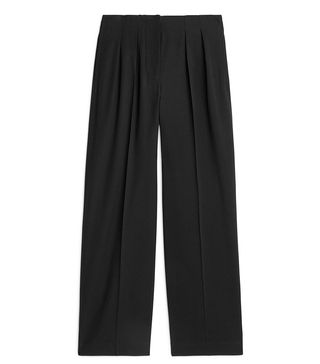 Arket + Wide Fluid Wool Trousers