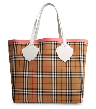 Burberry + Giant Check Reversible Tote