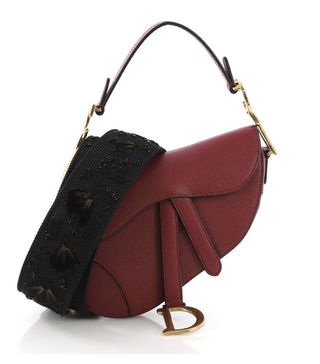 Christian Dior + Saddle Leather Mini Bag