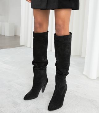 & Other Stories + Knee High Suede Boots