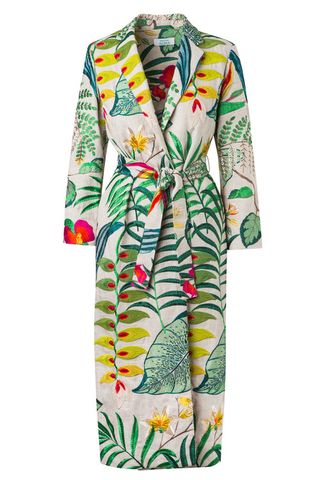 Maison Alma + Heliconias Kimono Wrap Coat