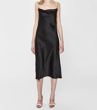 Stelen + Della Straight Slip Dress in Black