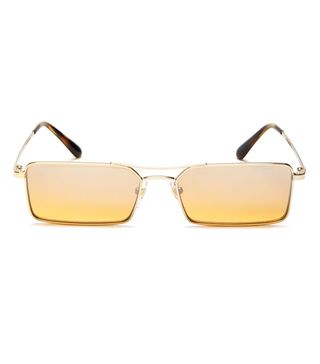 Vogue Eyewear + Gigi Hadid for Vogue Mirrored Slim Rectangular Sunglasses, 55MM