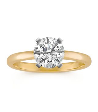Shane Co. + Solitaire Yellow Gold Engagement Ring