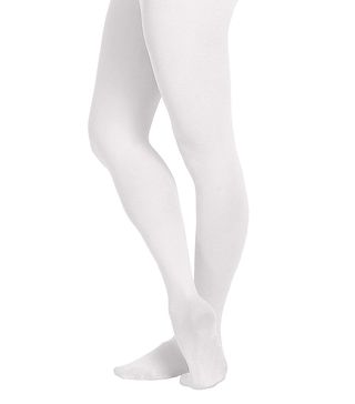 Emem Apparel + Solid Colored Opaque Microfiber Footed Tights