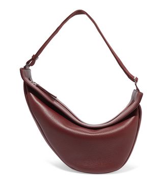 The Row + Slouchy Banana Large Textured-Leather Shoulder Bag