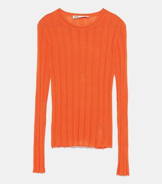 Zara + Ribbed Sweater