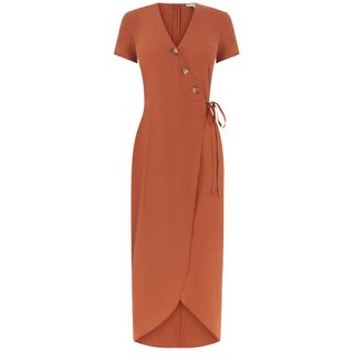 Warehouse + Wrap Midi Dress